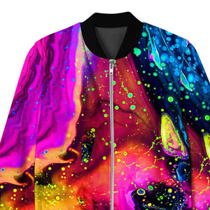 Veste bomber de haute qualité à fermeture éclair tendance de style urbain premium personnalisée par sublimation à la mode pour hommes - Product Image 2