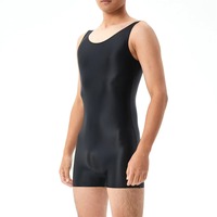 Sexy rayonne Fitness lutte Singlet hommes gilet body combinaison pour vêtements actifs et sport intimes sous-vêtements vêtements de nuit