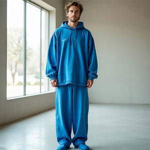 ชุดวอร์มผู้ชายแบบสวมหัว พิมพ์ลายตามสั่ง สำหรับฤดูหนาว ผ้าระบายอากาศ น้ำหนัก 460GSM หนาพิเศษ - Product Image 2