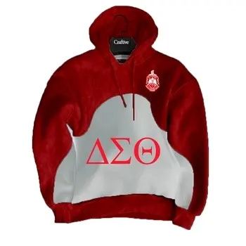 Delta Sigma Theta Hoodie Sweatshirt DST saten astar kaput özelleştirilmiş Hoodies ve Sweatshirt