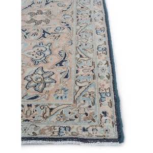 Tapis en laine noués à la main gris et noir vintage Pae-4055 pour la décoration de la maison - Product Image 4