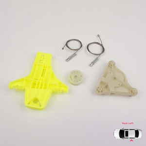 Kit de réparation de lève-vitre électrique BWR5520, porte arrière gauche pour Passat B6 3C2 3C5 B7 362 365 2010-2015 4/5 portes 3C4839755 - Product Image 1