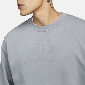 Sudaderas de gran tamaño básicas con logotipo impreso personalizado para hombres, sudaderas de gran tamaño hechas en Pakistán a precio al por mayor para hombres - Product Image 5