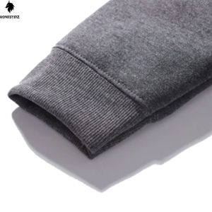 Logo personnalisé 300GSM 100% coton ras du cou sweat hommes décontracté hiver brodé lourd goutte épaule tissu polaire - Product Image 2