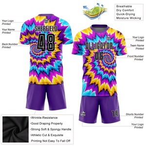 Uniforme de fútbol para hombre de diseño personalizado de la mejor calidad recién llegado, ropa deportiva de entrenamiento transpirable con servicio OEM disponible - Product Image 4