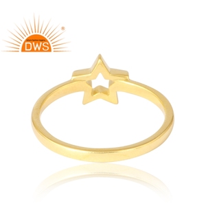 Anillo de Plata de Ley 925 chapado en oro de 18 quilates, joyería fina Demi para mujer, regalo para ella - Product Image 2