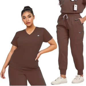 Tenue de travail unie pour femmes, accessoires de soins infirmiers, blouses médicales chirurgicales, pour médecins et infirmières - Product Image 2