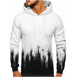 Sudadera con Capucha Transpirable para Hombre, Impresión por Sublimación, Sudadera con Capucha Personalizada para Hombre y Mujer, Sudadera con Capucha Estampada Completa - Product Image 5