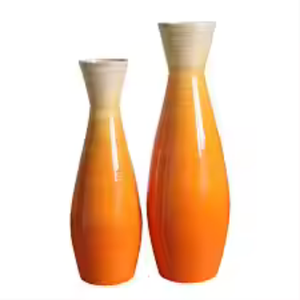 Natural Bamboo Vase for Home and Office Decoration with Decorative Design Handmade in Vietnam with Split Bamboo - Product Image 5