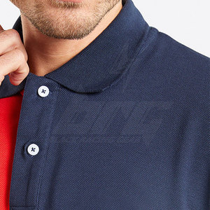 Suministro directo de fábrica Hombres Polo Camiseta Color sólido Hombres Polo Camiseta Bajo MOQ Hombres Polo Camiseta - Product Image 5