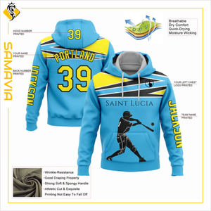 SAMAVIA Moda Sublimación Sudadera con capucha Logotipo personalizado Impresión Sudadera con capucha para gimnasio y ropa al aire libre - Product Image 2