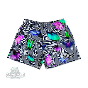 New Fashion 100% Polyester Powerlifting Gym Shorts Custom Logo Double Layer Solid Vintage Pattern Anti-Wrinkle Eco-Friendly Size - Product Image 3