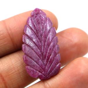 Rubí Rojo Natural Tallado en Cabujón, Gema de Rubí Tallada a Mano, Piedra Suelta Lisa, Proveedor Mayorista de Piedras para Joyería - Product Image 1