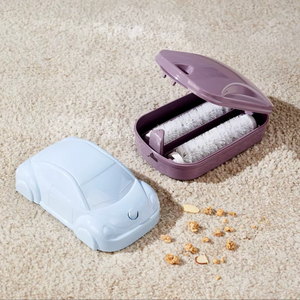 Brosse à miettes compacte en forme de voiture Balai de nettoyage intérieur facile à utiliser avec poils en plastique durables pour voitures - Product Image 4