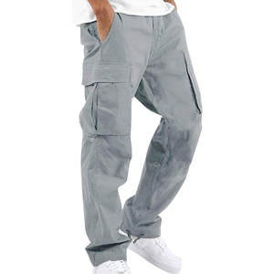 Pantalons cargo tendance pour hommes, pantalons doux et durables, pantalons cargo décontractés amples pour hommes, design de voyage urbain - Product Image 1