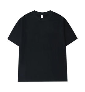 T-shirt pour hommes en coton lourd 330gsm 300gsm épais surdimensionné goutte épaule ras du cou Boxy Fit T-shirt pour hommes expédition DDP - Product Image 4