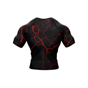 Rashguard de qualité imprimé sur mesure pour les hommes Rashguard sportif OEM respirant à manches longues - Product Image 6