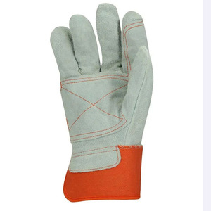 ถุงมือป้องกันความปลอดภัยแบบแยกวัวถุงมือหนังป้องกันการทำงานหนักพร้อมอุปกรณ์ป้องกันความร้อนสำหรับการใช้งานทั่วไปด้านความร้อน - Product Image 2