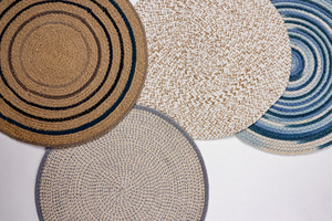 Mantel Individual de Yute y Algodón Trenzado de 40 x 40 cm, Ecológico, para Comedor, Venta al por Mayor, Exportación - Product Image 3