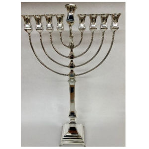 Candelabro tradicional de gran calidad, Plata pulida, níquel, Hanukkah, Menorah, candelabro para Festival, decoración del hogar, el mejor precio - Product Image 6