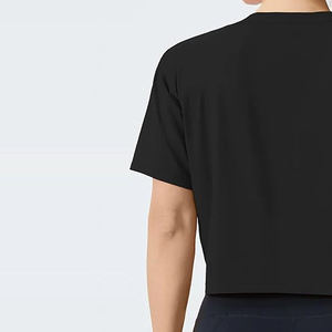 Nuevo estilo, diseño de logotipo personalizado, camisetas cortas para mujer/venta al por mayor, nuevas camisetas cortas de manga corta con estampado de moda para mujer - Product Image 5