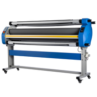Machine à plastifier à froid LEFU 1,6 m (64 po) 1600 mm entièrement électrique pour plastification rouleau à rouleau et de panneaux