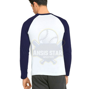 เสื้อแขนยาวสำหรับผู้ชายเสื้อยืดแขนยาวดีไซน์ใหม่ - Product Image 2