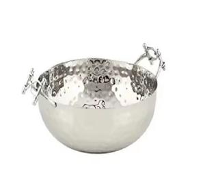 Tazón de frutas de diseño moderno personalizado, almacenamiento, diseño de Metal recubierto de negro plateado, acabado pintado, color hecho a mano con alto - Product Image 2