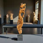 Soporte de Madera Vintage Indio, Tallado a Mano, Decoración Arquitectónica de Pared, Estilo Rústico Antiguo para Interiores del Hogar, Combinación Variada, 1 Unidad - Product Image 2