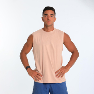 Débardeur athlétique décontracté pour hommes personnalisable doux respirant tricoté Gym Singlet superbe qualité OEM impression grande taille logo arrière - Product Image 4