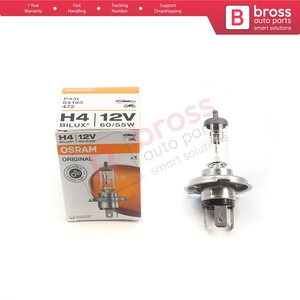 BHL598 1 pièce ORIGINAL 64193 12V 60/55W H4 P43t Ampoule halogène pour phare, feux de croisement, feux de route, antibrouillard - Product Image 2