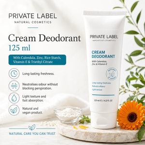 Déodorant en crème à marque privée 125ml OEM |   Déodorant naturel végétalien longue durée |   Espagne UE - Product Image 2
