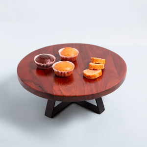 Wooden Multipurpose Round Folding <b>Cake</b> Pizza <b>Stand</b> Dessert Platter party decoration dessert <b>cake</b> <b>stand</b> - Product Image 4