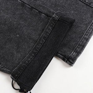 Ensemble de survêtement décontracté à coupe ample avec fermeture éclair et effet délavé, pantalon de jogging ample et évasé, sweat-shirt à capuche uni - Product Image 4