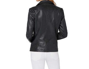 Chaqueta de Motociclista de Cuero para Mujer, Transpirable, con Diseño Estampado, Impermeable, Manga Larga, Cuello Alto, Colores Personalizados, Alta Calidad - Product Image 5