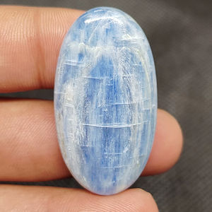 Vente en gros de cristal de kyanite bleu de qualité supérieure, cabochon en pierre précieuse naturelle pour la fabrication de bijoux, tailles mélangées - Product Image 1