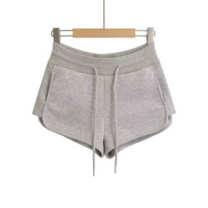 Shorts décontractés d'été pour femmes, taille haute, respirants, écologiques, couleur unie, design personnalisé, haute qualité - Product Image 2
