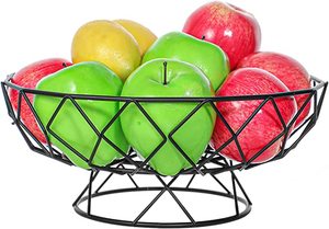 Frutero de Metal tradicional decorativo para el hogar, mesa de lujo hecha a mano, venta al por mayor, Frutero de Metal elegante clásico y elegante - Product Image 2
