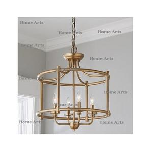 Linterna colgante de latón de diseño atractivo, forma y tamaño personalizados, linterna colgante de Ramadán para uso en decoración de bodas - Product Image 4