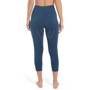 กางเกงโยคะเอวยางยืดของผู้หญิงกางเกงเล่นโยคะเอวยางยืดระบายอากาศได้ดีดีไซน์เป็นเอกลักษณ์ - Product Image 4