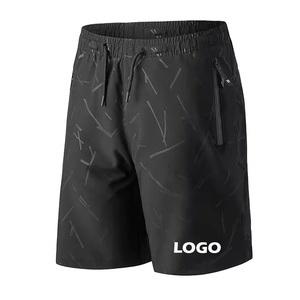 Pantalones Cortos Casuales para Hombre al por Mayor, de Alta Calidad, Personalizados, de Tela Oxford, Poliéster/Algodón, Sólidos, Transpirables, de Cintura Media, con Cierre de Cordón - Product Image 1