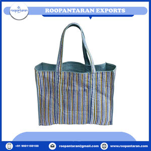 Sacs fourre-tout en coton biologique, vente en gros, sac fourre-tout matelassé en coton imprimé avec poches intérieures à vendre - Product Image 2