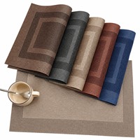 Nouvelle Collection : Sets de Table Modernes en Vinyle Tressé Écologique, Anti-Huile et Imperméables pour Cuisine et Salle à Manger – Décoration de Table