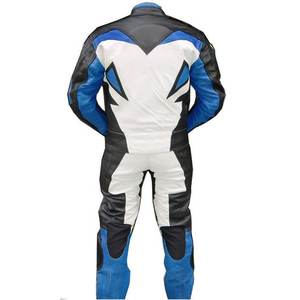 Combinaison de course à moto en polyester coupe-vent avec rembourrage toutes saisons - Multicolore 2 Extra Large - Product Image 3