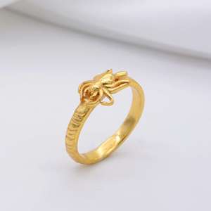 Anillo de Araña Delicado, Anillo Talismán de Insecto Dorado, Anillo Gótico de Araña de Latón, Joyería al por Mayor para Mujer - Product Image 5