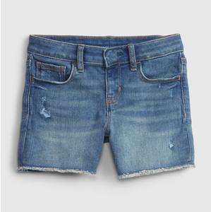 Design personnalisé pur coton Denim lavé broderie Shorts été Baggy Jean décontracté vêtements de rue motif chaud fermeture à cordon - Product Image 3