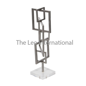 ฐานไม้สแตนเลสรูปทรงที่เป็นเอกลักษณ์โรสโกลด์หรูหราสไตล์แฟนซีแฮนด์เมด - Product Image 2