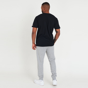 กางเกงกีฬาผ้าฝ้าย100% ของผู้ชายกางเกงเอวสูงปานกลางแบบยืดทรงหลวมกางเกงทรงตรงสำหรับกลางแจ้งฤดูร้อนฤดูหนาวของผู้ชายซักได้ - Product Image 5