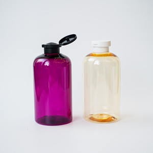 Botella con forma de piedras preciosas PET de 500ml con bomba de loción para champú y embalaje cosmético Impresión digital/offset al por mayor - Product Image 6