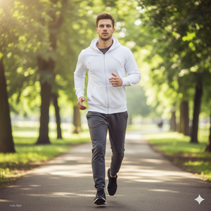 OEM Custom Unisex <b>Hooded</b> Terry <b>Fleece</b> <b>Jacket</b> Zip Up Pocket Warm Winter Sports Hoodie For Outdoor Running Training - Product Image 3